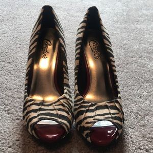 Candies zebra high heels
